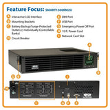 Eaton Tripp Lite SMART1500RM2U SmartPro 
