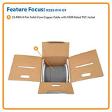Tripp Lite N222-01K-GY CAT6 Gigabit Soli
