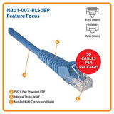 Eaton Tripp Lite N201-007-BL50BP CAT6 Sn