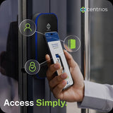 Centrios CEM102-AU-BSP Mortise Lock, Aug