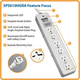 Eaton Tripp Lite SPS610HGRA 6-Outlet Hos