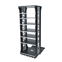 Middle Atlantic ASR-60-HD Slide and Rotating 9-Shelf System with Thermal Ventilation, 60" Height
