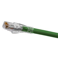 Hubbell HC6AGN25 CAT6A Slim Patch Cord, Ascent, 25', Green