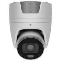 AJAX 135576.197.WH1 8MP Superior TurretCam HLVF, Wired IP Camera, Varifocal P-Iris Lens, Hybrid Illumination, AI, Built-In Microphone and Speaker, Audio and Alarm Inputs / Outputs, White