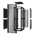 APC AR3300X609 NetShelter SX Server Rack Enclosure, 42U, No Sides, Black