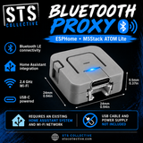 M5Stack ATOM Lite Bluetooth Proxy for Home Assistant | ESPHome Preinstalled