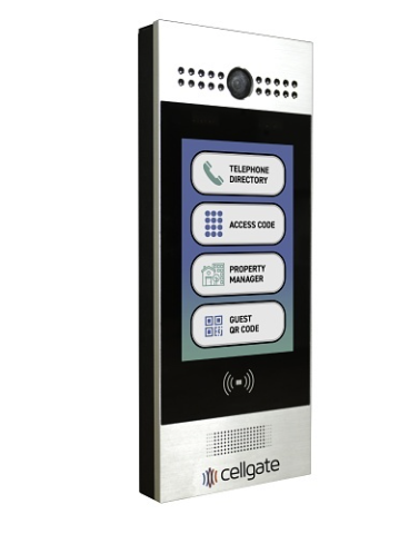 Cellgate AA1MSE-INT Watchman W461 INT Telephone Entry with Live Streaming Video for Multi-Family or Commercial Applications, 7.5" Color Display, Surface-Mount