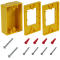 STI KIT-71102A-Y Extended Depth Surface Mount Kit for Stopper Station Button Type 0, 1, 3 and 4, Yellow