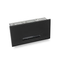 Hubbell HRWB25BLK REC Wall Box 2" F-Thru 5 Gang, Black