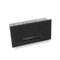 Hubbell HRWB25BLK REC Wall Box 2" F-Thru 5 Gang, Black