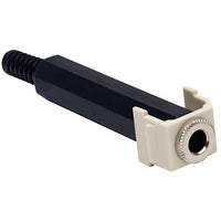 Hubbell SF14SJOW Snap-Fit Keystone, 1/4" Stereo Jack, Off-White