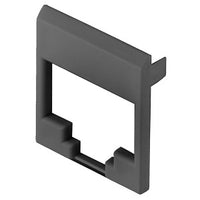 Hubbell SJFBK Colored Face for HJS Series Jacks, 100-Pack, Black