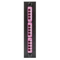 Hubbell FSPNLCQS3VI Fiber Optic Patch Panel
