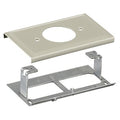 Hubbell HBL3033JEIV Raceway Plate 1.60" Opg HBL 3000 Series, Ivory