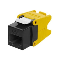 Hubbell NSJU6ABK24 netSELECT CAT6A Jack with Cobra-Lock Termination