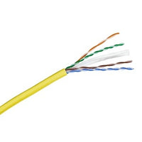 Hubbell HC6RRY NEXTSPEED CAT6 Cable, Plenum, Sweep Tested 550MHz, Yellow, 1000"