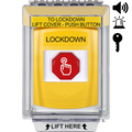 STI G3A242LD-EN G3 Multipurpose Push Button Key-to-Reset Lockdown Station Flush Mount with Sound, No Camera, Yellow