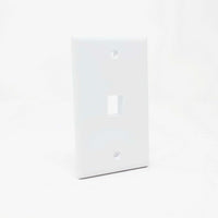 Dynacom 10600-P1-WH Classic Single-Gang Wall Plates, White