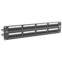 Hubbell HP5E48W Patch Panels, Cat5E, 48-Port, UniversalWiring