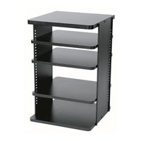 Middle Atlantic ASR-36 Slide-Out and Rotating 5-Shelf System, 36" Height, Black