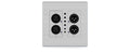 Blustream DA22XLR-WP-US Dante 2+2 XLR Wall Plate