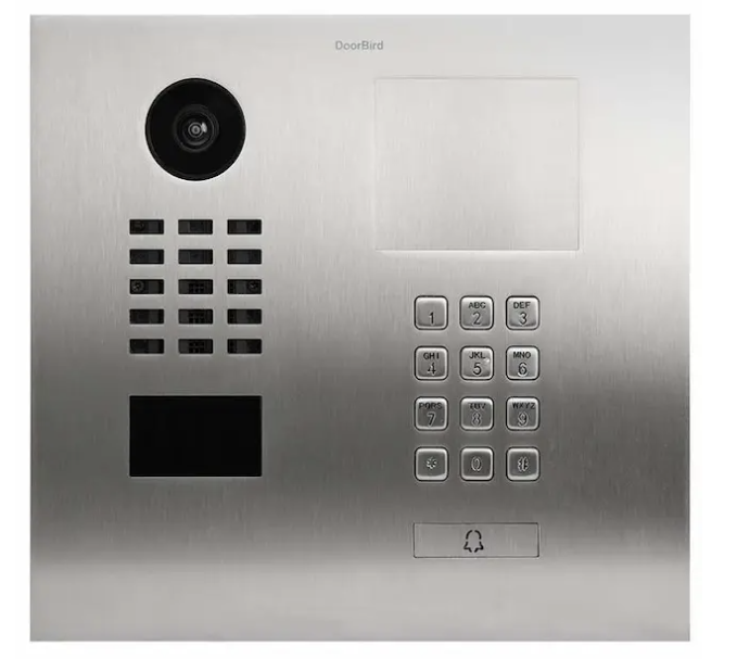 DOORBIRD D2101KH IP Intercom Video Door Station Brushed Stainless Steel V2A Flush