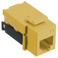 Hubbell NSJUY netSELECT USOC Keystone Jack, Yellow