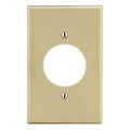 Hubbell P720I 1-Gang Wall Plate With 1.60" Opening, Ivory