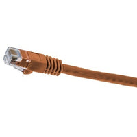 Hubbell NSC6OR15 netSELECT 24/8 CAT6 Patch Cord, Slim, Snagless, PVC-CM, 15' Orange