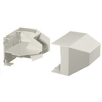 Hubbell PB2CACF Non-Metallic Raceway for BaseTrak Series, 2-Channel Ceiling Box, Conduit Fitting