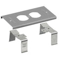 Hubbell HBL3046BEGY Raceway Plate High Definition Dup Opg HBL 3000, Gray