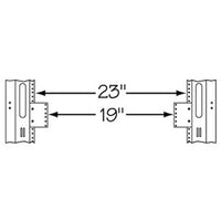 Middle Atlantic 23-19-1 Rack Rail Reducer, 23" to 19", RU