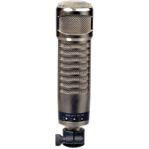 Electro-Voice RE27N/D Broadcast Announcer Microphone With Variable-D And Ndym Cap F.01U.117.390