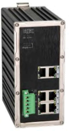 KBC Networks ESUGH4-G2-L-B Industrial Ethernet Switch, Unmanaged, 9-36 VDC, (4) 10/100/1000Mbps PoE Ports