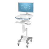 JACO EVO-20-HS-JC-C-NB EVO Hot-Swap Battery Powered Cart for LCDs, on-Cart Charger, e-Lock ready, onboard JACO Care Asset Management interface, POWERBLADE Batteries sold separately.