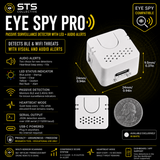 Eye Spy Pro Passive Surveillance Detector with LED + Audio Alerts BLE, WiFi, ALPR, AirTag & Camera Awareness Tool