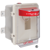 STI 1200A Stopper II with 4 Deep Enclosed Back Box, Fire Label