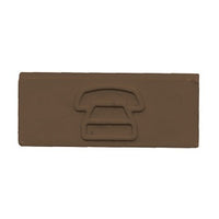 Hubbell IBN100T Jack Accessories, Icon Voice, Brown