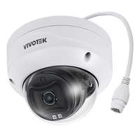 VIVOTEK FD833-HV Premium Series 5MP IR Camera, 2.8mm Lens, WDR Pro, IP66/IK10, White