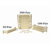 Dynacom 110A-A100FT Surface Mounting Box, Field Term Kit WallMount, 100-Pair with 5-Pair Clips