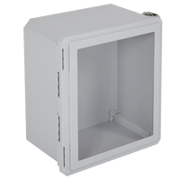 STI EF161408-W EnviroArmour Fiberglass Enclosure with Window, 16H 14W 8D