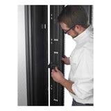 APC AR2480 NetShelter SV, Server Rack Enclosure, 42U, Black, 2057H 800W 1060D mm with Roof, Castors, Feet, Brackets, Bottom and Side Panels