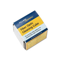 Fluke NFC-CUBE Fiber Optic Cleaning Kit Cube (2x2) with Wipers, 500 Faces