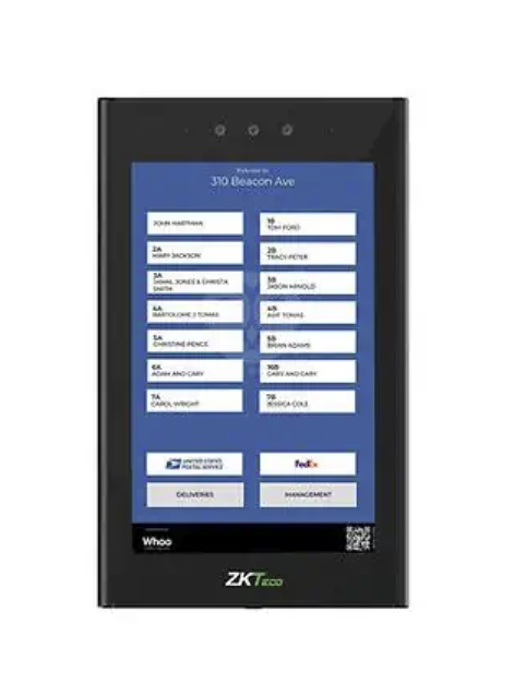 ZKTeco AURA12 2-Way Audio Stylish Yet Rugged Weatherproof Small Intercom System