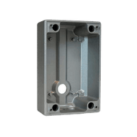 Hanwha TA-1 On-Wall Back Box for Turbine Compact Intercoms, Gray