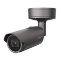 Hanwha XNO-8080R/KME Series 5MP IR Bullet IP Camera, 3.7-9.4mm Varifocal Lens, Dark Gray, TAA Compliant