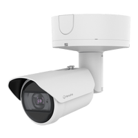 Hanwha XNO-9083R Series 8MP IR Bullet Camera, 4.4-9.3mm Motorized Varifocal Lens, White