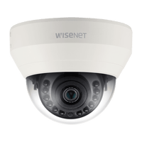 Hanwha HCD-6020R HD+ Series 2MP Analog HD IR Dome Camera, 4mm Fixed Lens, Ivory