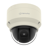 Hanwha XNP-6120H/KME Series 2MP Outdoor WDR Mini PTZ Dome IP Camera, 12x Optical Zoom Lens, White, TAA Compliant