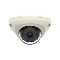 Hanwha XNV-6012 X-Series 2MP Outdoor Vandal Dome Camera, 2.4mm Fixed Lens, Ivory
